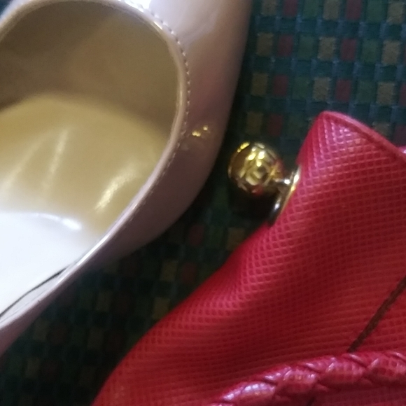 SOLD. 💕Bottega Veneta Red Leather Intrecciato Hobo Bag - Picture 6 of 15